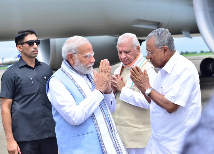 Prime Minister Narendra Modi Conducts Aerial Survey of Landslide-Hit Wayanad, Kerala