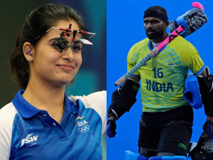 PR Sreejesh and Manu Bhaker to Be Flag-Bearers at Paris 2024 Closing Ceremony