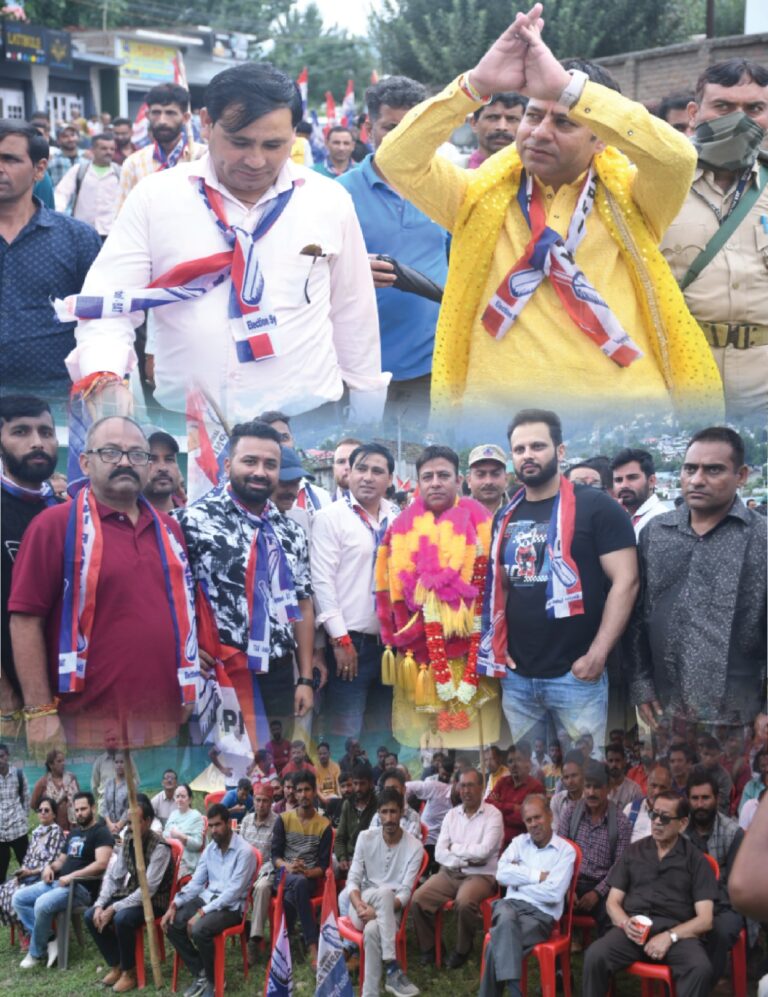 Adv Vikram Rathore Files Nomination as Apni Party Candidate from Bhaderwah