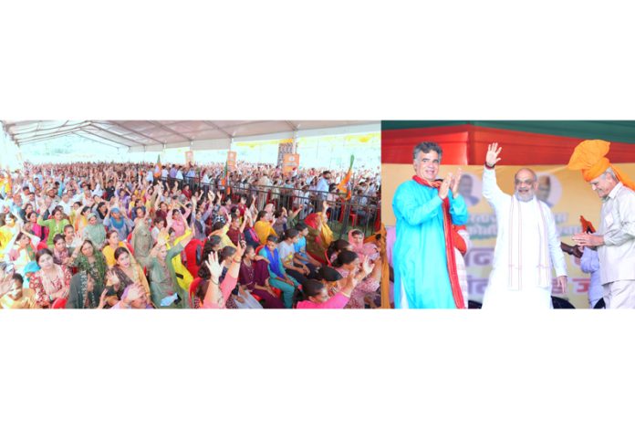 Amit Shah Declares BJP as Key to Peace, Security, and Development in Jammu & Kashmir