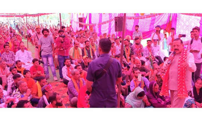 Dr. Jitendra Singh Highlights Development of Shri Mata Vaishno Devi Constituency