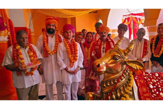 Historic Reinstallation of Shree Nandi Ji at Shree Ranbireshwar Temple
