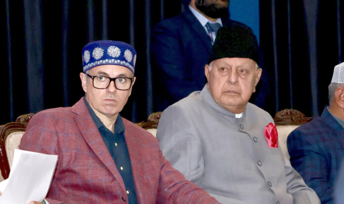 omar-4-696x413 Dr. Farooq Abdullah discusses Jammu's development