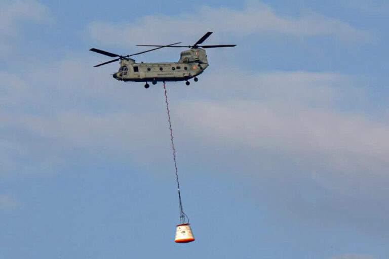 ISRO Successfully Conducts Second Air Drop Test for Gaganyaan